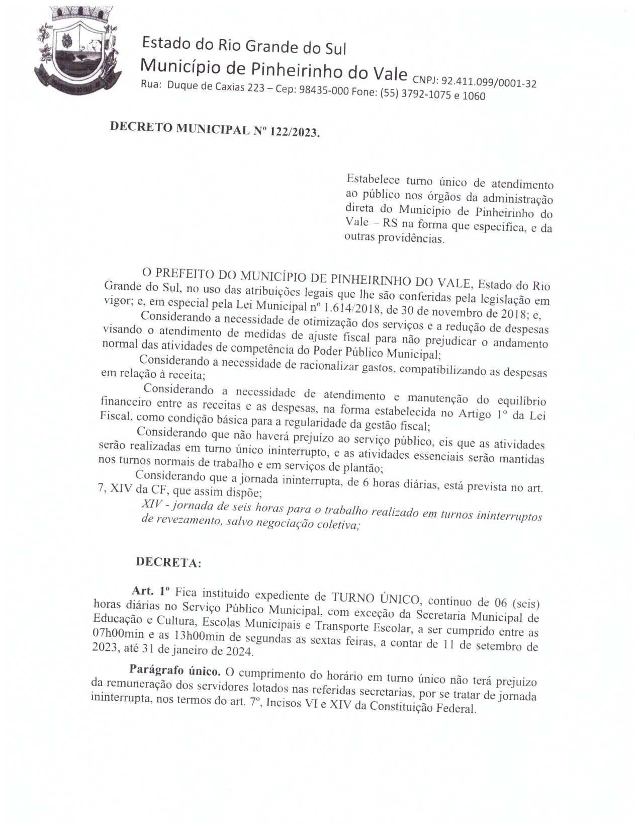 Decreto Turno Único page 0001