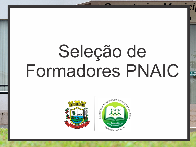 SELEÇÃO PNAIC