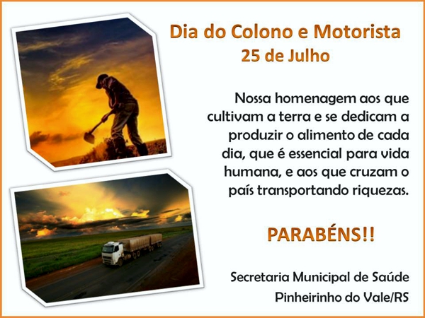 Colono e motorista 2015