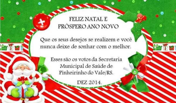 Feliz Natal e Próspero Ano Novo